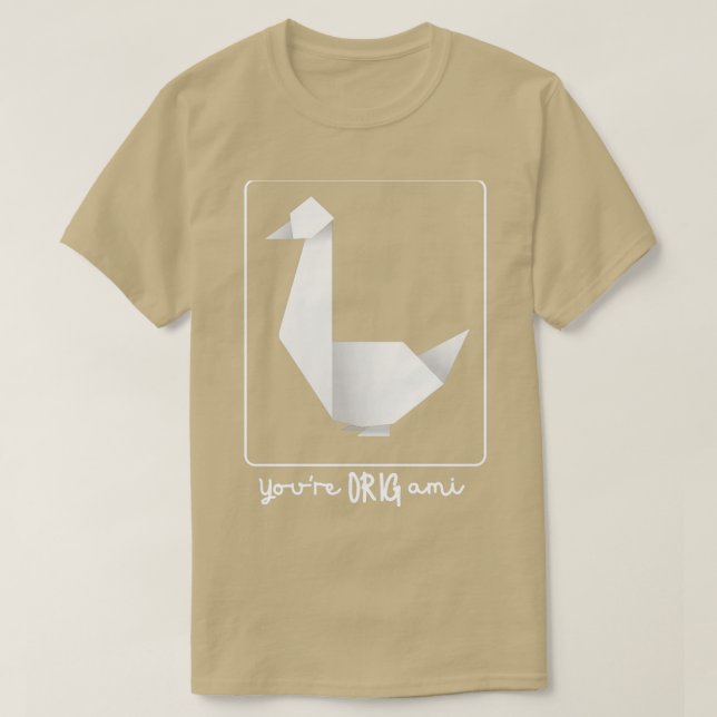 Camiseta Be Origami (Diseño del anverso)