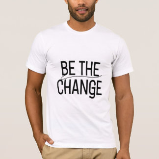 Camiseta Be the Change sticker