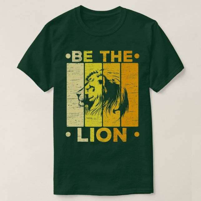 Camiseta Be the Lion Whisperer Safari Wildlife Animal Zooke (Diseño del anverso)