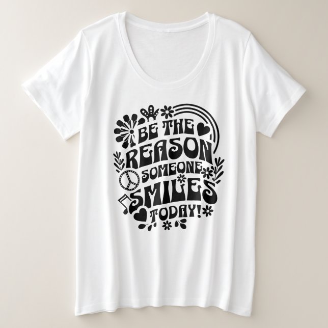 Camiseta Be the Reason Someone Smiles Today (Anverso del diseño)