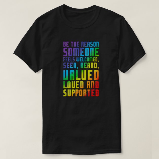Camiseta Be The Reason - Ultimate Ally Support (Diseño del anverso)