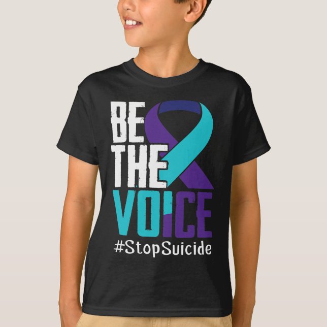 Camiseta Be the Voice Stop Suicieness Mental Health (Anverso)