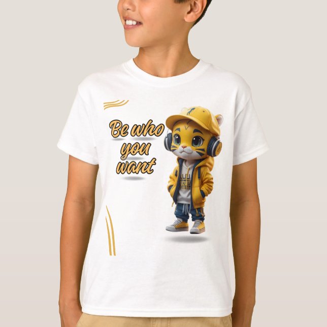 Camiseta be who you want (Anverso)
