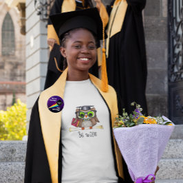 Camiseta Be Wise Owl Tee