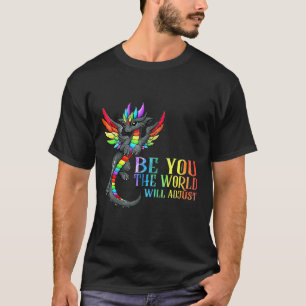 Camiseta Be You The World Ajustará Dragon Lgbt
