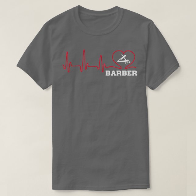 Camiseta Bea de corazón de barbero (Diseño del anverso)