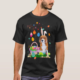 Camiseta Bea Gle Dog Ear Pascua Huevos Graciosos Día de Pas
