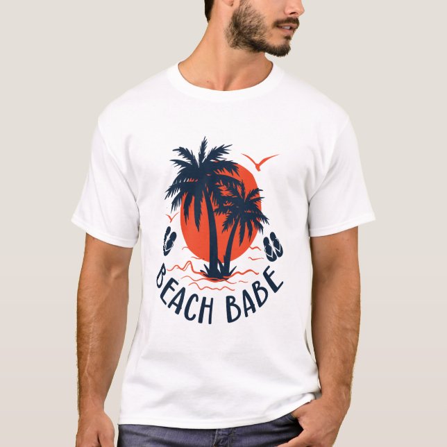 Camiseta Beach babe  (Anverso)
