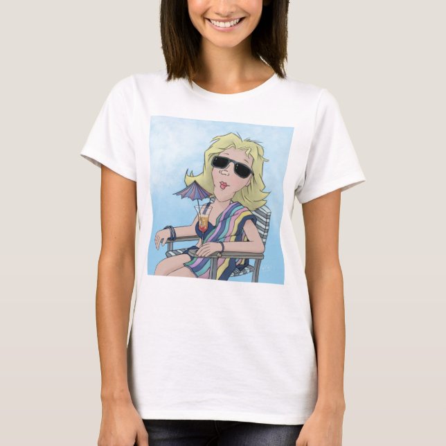 Camiseta Beach Babe T-Shirt (Anverso)