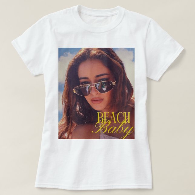 Camiseta Beach Baby (Ananya Panday) (Diseño del anverso)