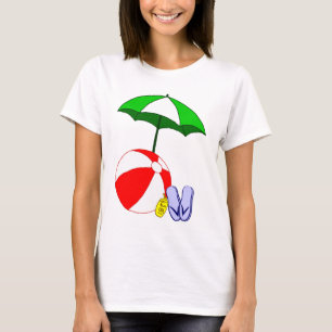 Camiseta Beach Ball Pool Umbrella Tee