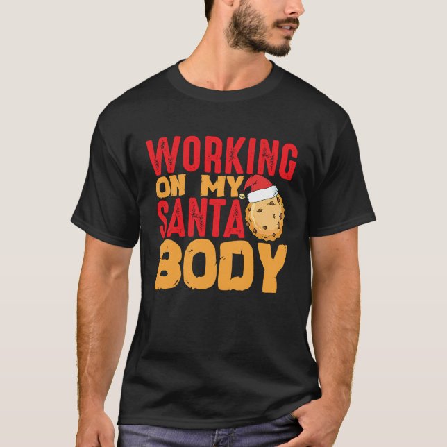 Camiseta Beach Body How About Working On My Santa Body (Anverso)
