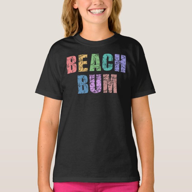Camiseta BEACH BUM-Retro Vintage Beach Bum (Anverso)