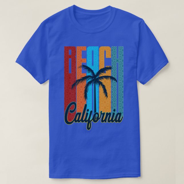 Camiseta Beach California (Diseño del anverso)