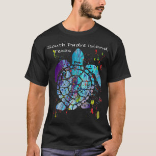 Camiseta Beach Design South Padre Island Beach, Texas Abstr