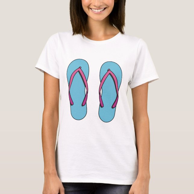 Camiseta Beach Flip Flops (Anverso)