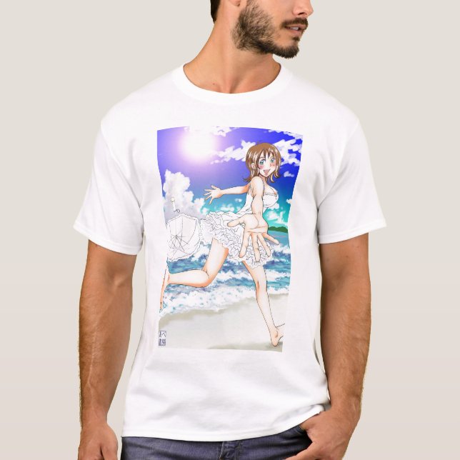Camiseta Beach girl (Anverso)