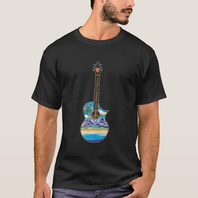 Camiseta Beach Guitar (Anverso)