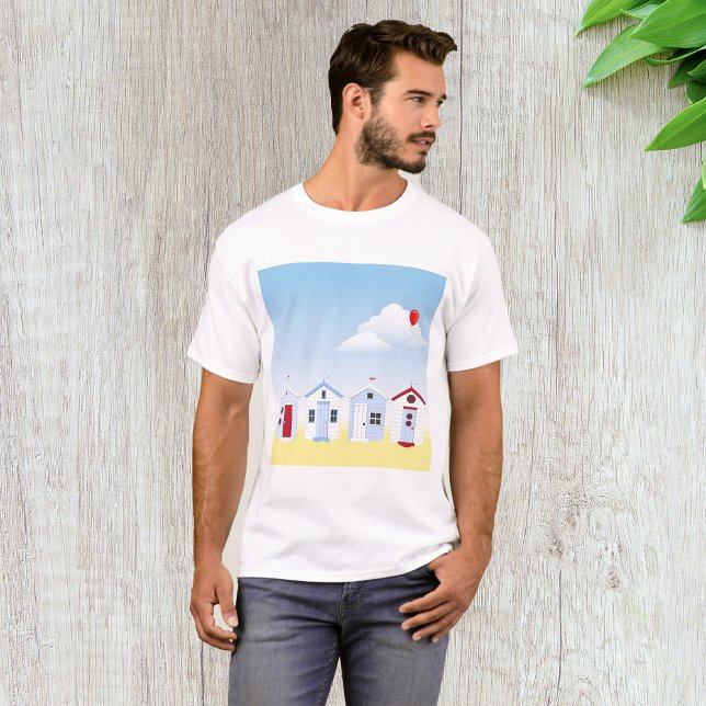 Camiseta Beach Huts Mens T-Shirt (Subido por el creador)