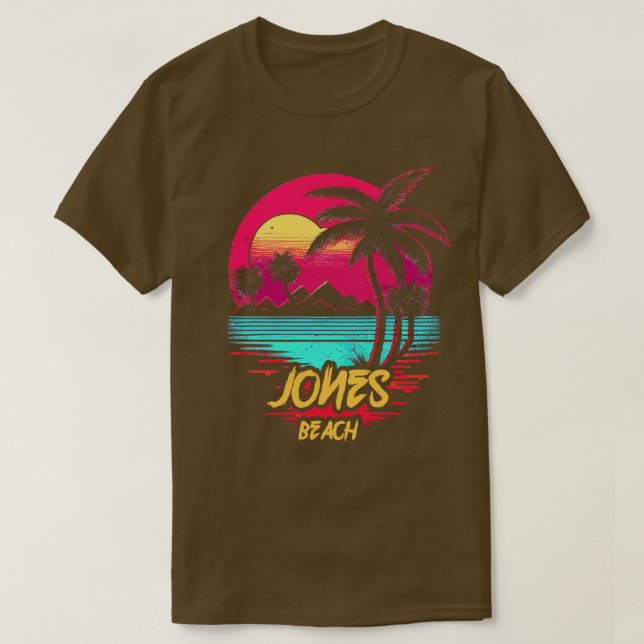 Camiseta Beach Jones Beach (Diseño del anverso)