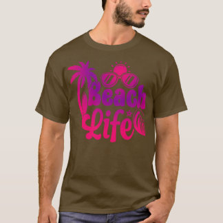 Camiseta Beach Life Funny Beach Palm Tree Sunshine Summer V