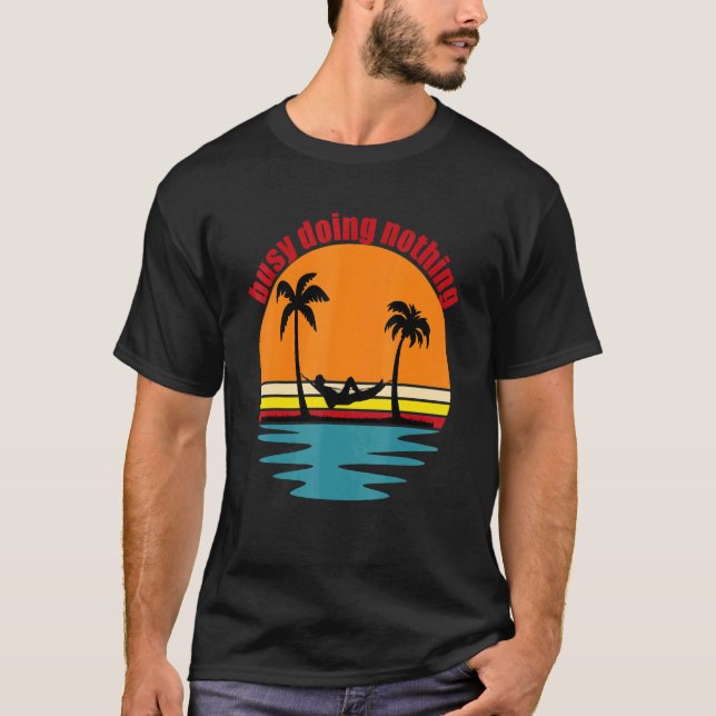 Camiseta Beach Life Hammock Palmeras Palmeras Sun Surf Bebe (Anverso)