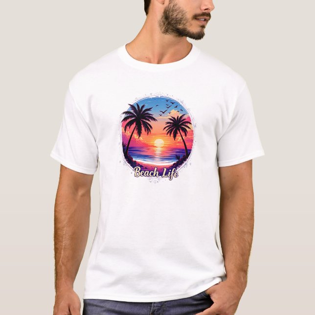Camiseta Beach Life Vibes (Anverso)