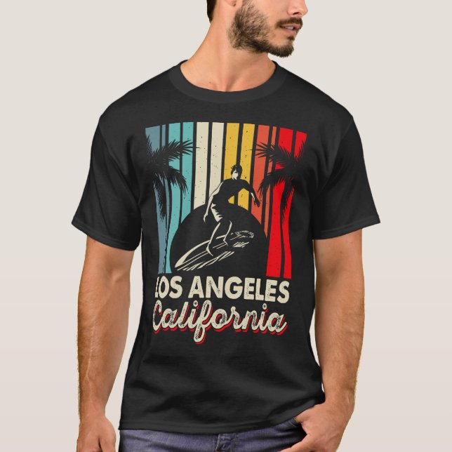 Camiseta Beach Los Angeles California (Anverso)