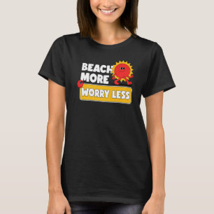 Camiseta Beach More Worldwide Menos Vacaciones Vibes De Ver