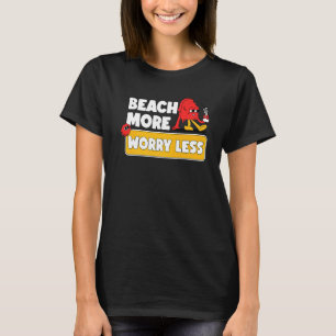 Camiseta Beach More Worldwide Menos Vacaciones Vibes De Ver