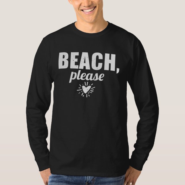 Camiseta Beach Please (Anverso)