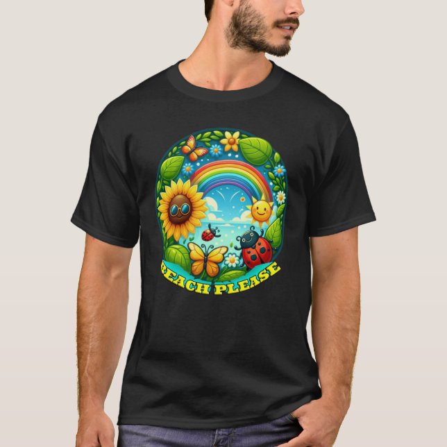 Camiseta Beach Please (Anverso)