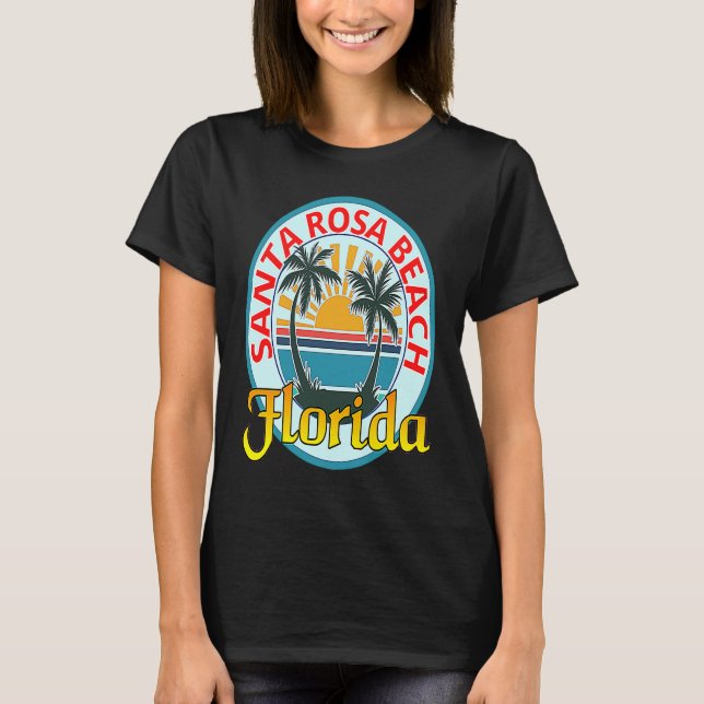 Camiseta Beach Please Santa Rosa Beach Florida Beach Spring (Anverso)