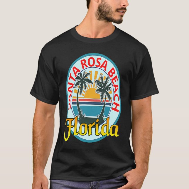 Camiseta Beach Please Santa Rosa Beach Florida Beach Spring (Anverso)