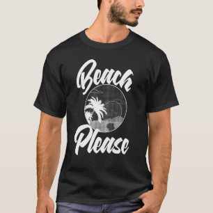 Camiseta Beach Please Women Beach Adventures Love Sunrise