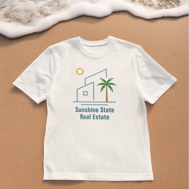 Camiseta Beach Real Estate Company Cute Personalizable (Subido por el creador)