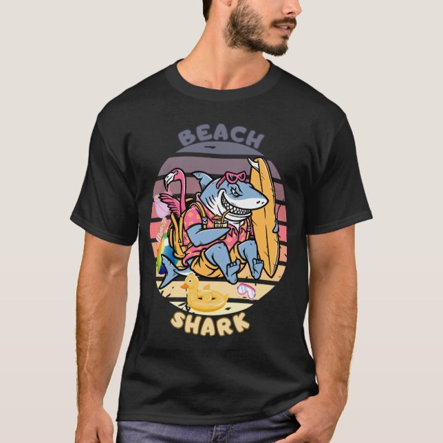 Camiseta Beach Shark Adventures (Anverso)