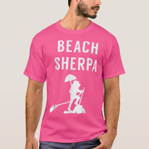 Camiseta Beach Sherpa - Funny Beach Dad para los padres de