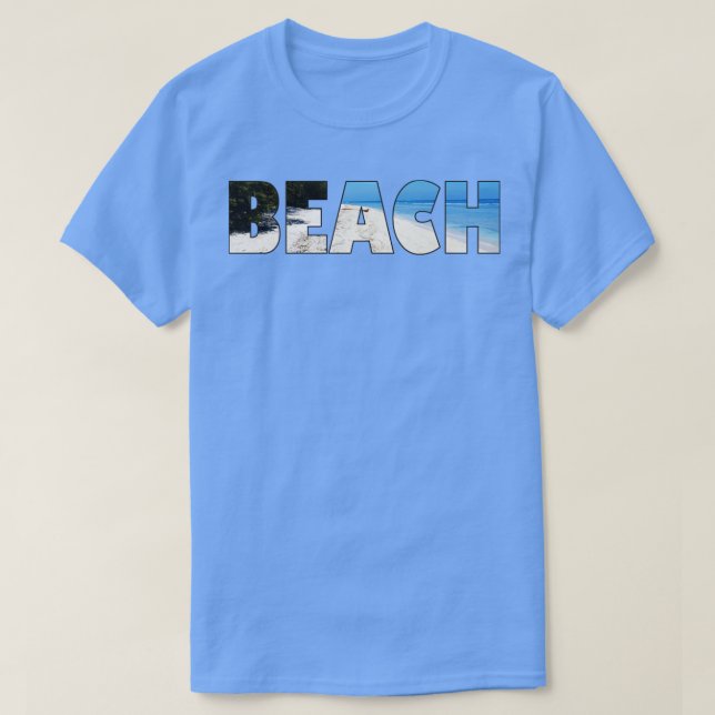 Camiseta Beach Strand (Diseño del anverso)