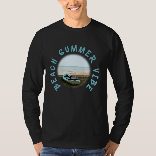 Camiseta Beach Summer Vibes Vacation Humorous Saying (Anverso)