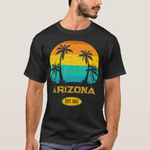 Camiseta Beach Sunset Arizona AZ EEUU Palm Tree Tropical Re