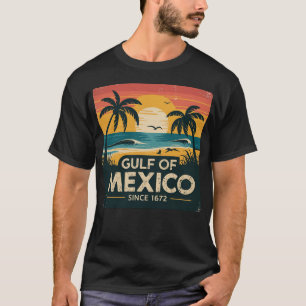 Camiseta Beach Sunset Shirt Tropical Getaway Golfo de Méxic