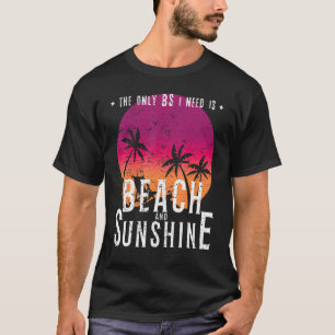 Camiseta Beach Sunshine Ocean Tropical Hello Summer