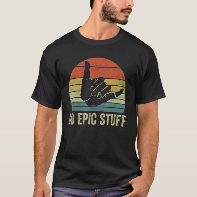 Camiseta Beach Surf Do Epic Stuts Windsurf Surfer Men B (Anverso)