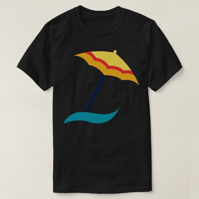Camiseta Beach Umbrella (Diseño del anverso)
