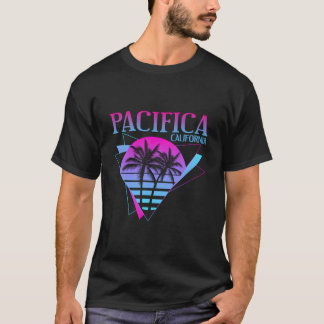 Camiseta Beach Vaporwave Vacation Pacifica