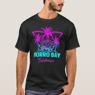 Camiseta Beach Vaporwave Vacation Souvenir Morro Bay