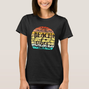 Camiseta Beach Vibes Aloha Bebidas Summer California Hawaii