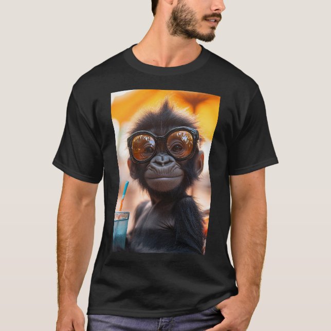 Camiseta Beach Vibes - Gorilla Edition (Anverso)
