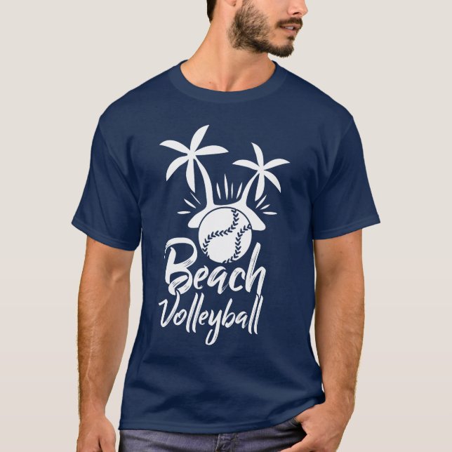 Camiseta Beach Volleyball Game Serve Sports Spike Volleybal (Anverso)